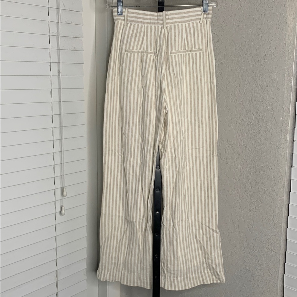 Abercrombie & Fitch Beige Striped trousers 24 / 00 - Picture 3 of 7